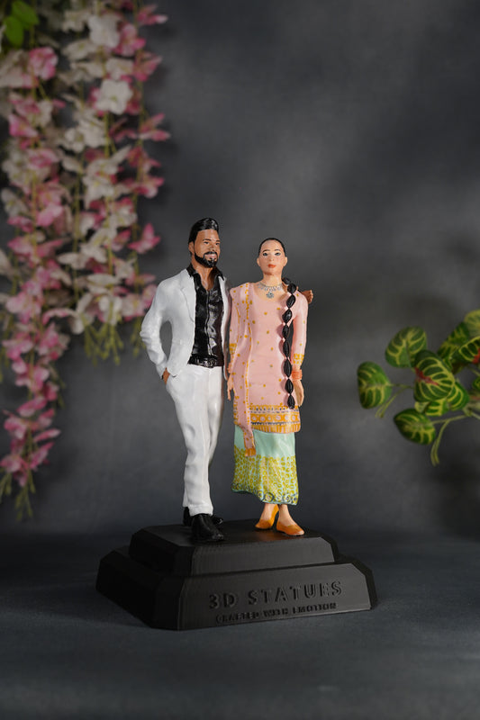 3D Couple Full Body Miniature