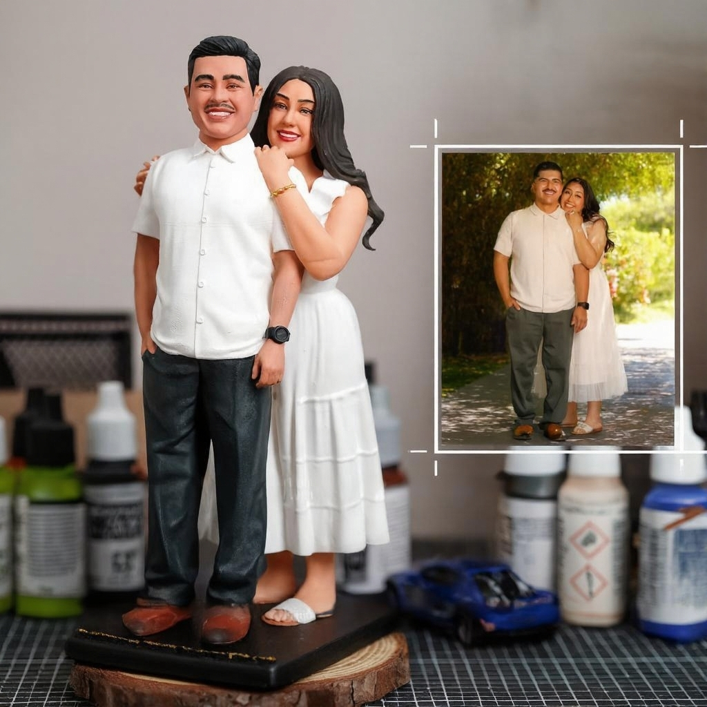 3D Couple Full Body Miniature