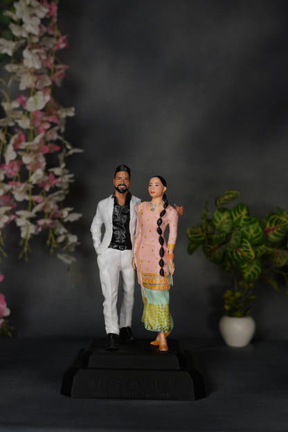 3D Couple Full Body Miniature