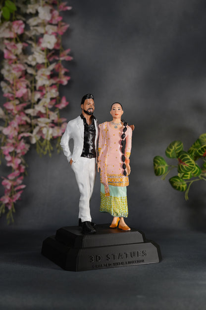 3D Couple Full Body Miniature